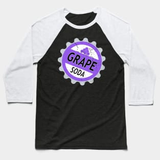 Grape Soda Cap Baseball T-Shirt